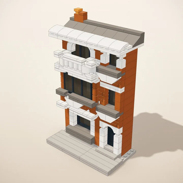 Art Nouveau house: 3D design of the Mini kit