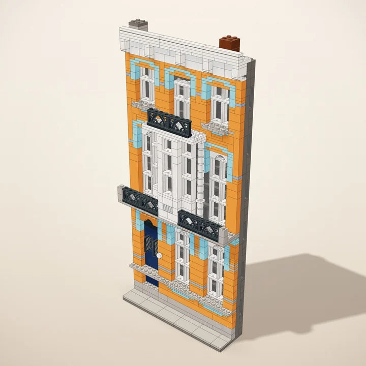 Orange townhouse: 3D design of the Facade kit