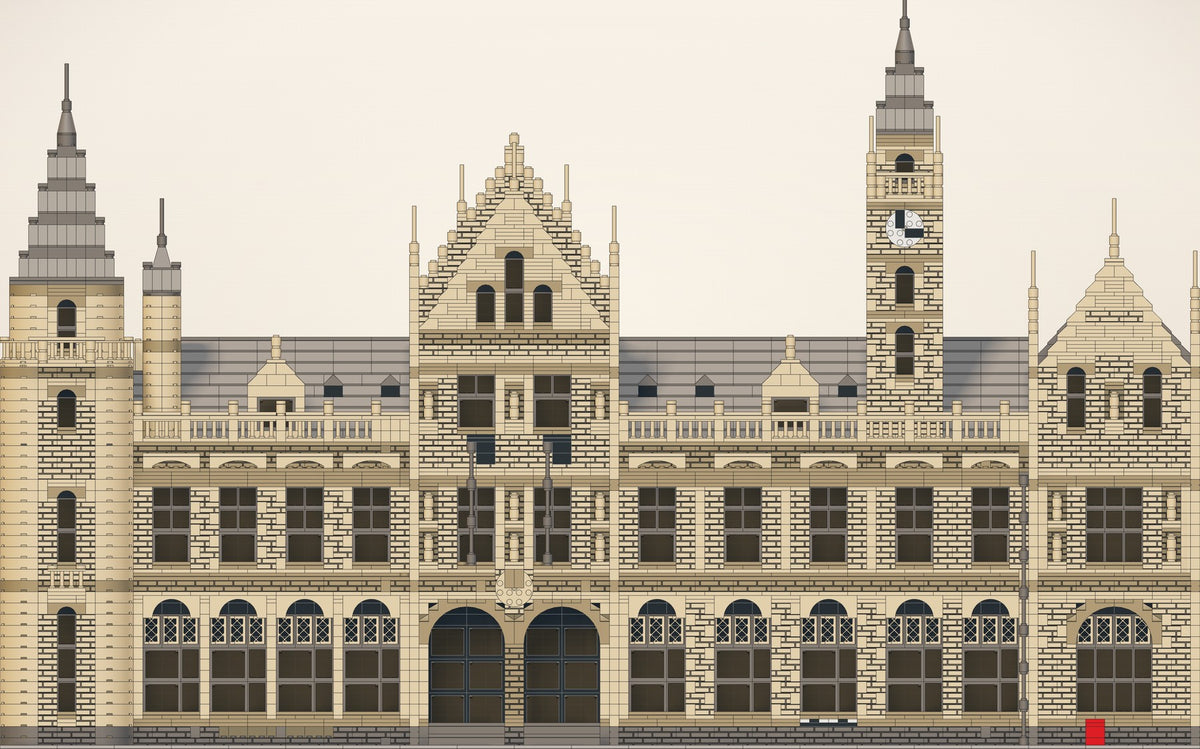 Die Alte Post, Gent, Prunkstück nach Maß (3D-Entwurf)