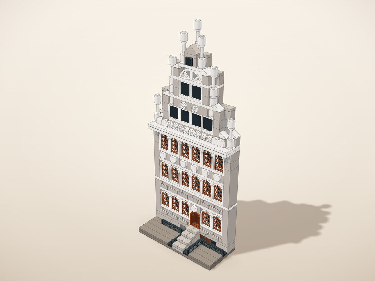 Gildehaus der Freien Schiffer, Gent, Mini (3D-Entwurf)