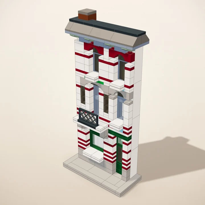 Striped townhouse: 3D design of the Mini kit